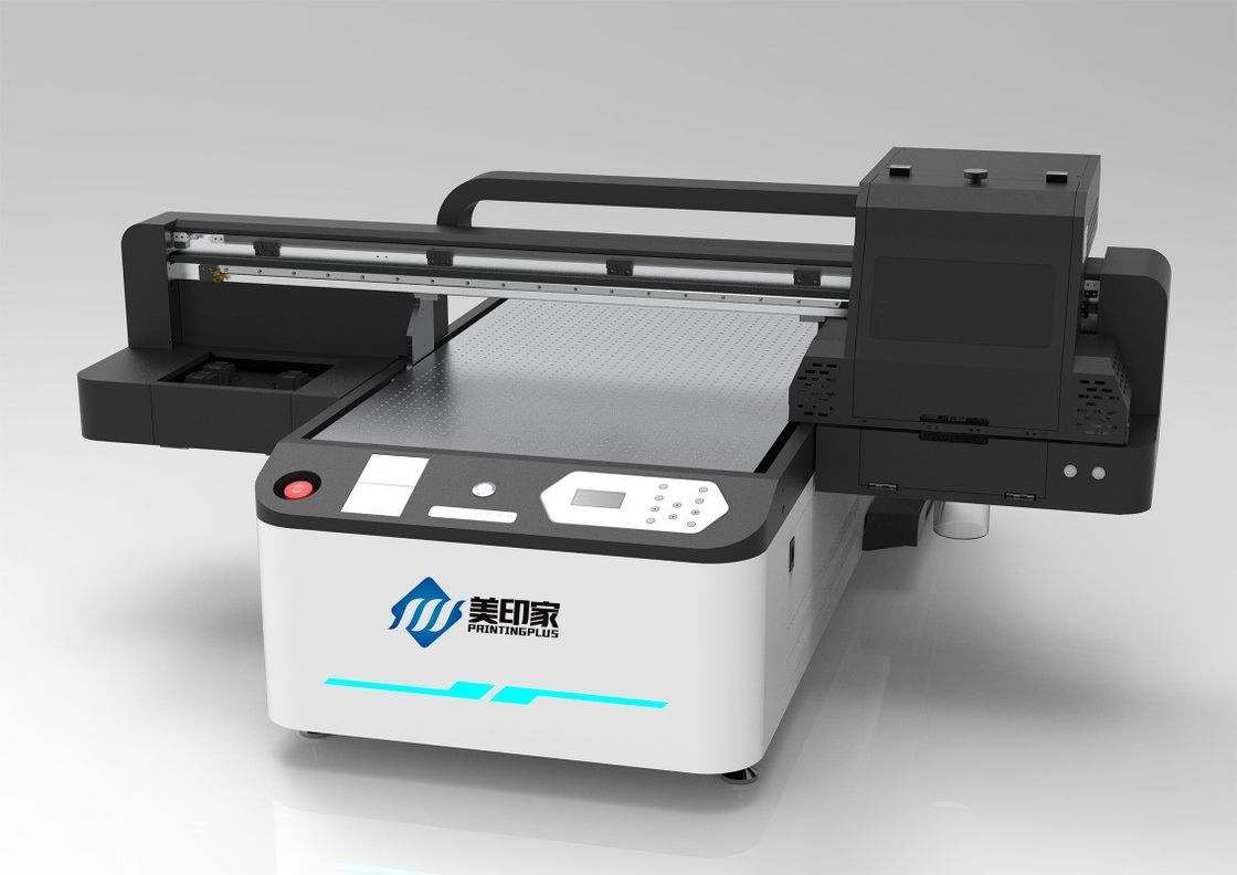 6 Durchlaufgeschwindigkeit CMYK UV-Flachbettdrucker mit hoher Kapazität für mehrere Materialien