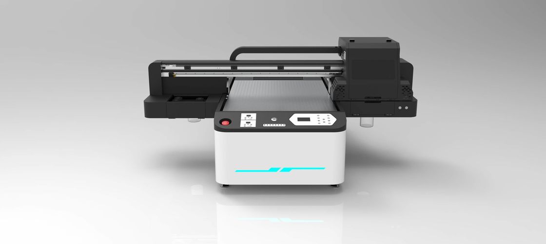 6 Durchlaufgeschwindigkeit CMYK UV-Flachbettdrucker mit hoher Kapazität für mehrere Materialien