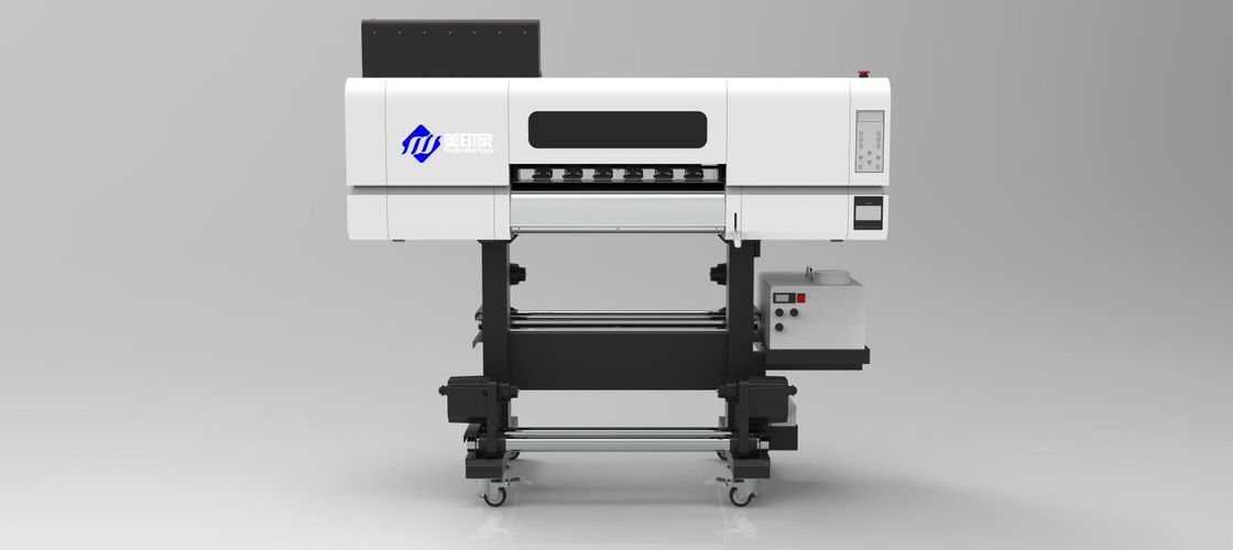 1800 DPI-Rollerheizung DTF-UV-Drucker mit 1500 ml UV-Tinte für CMYK-Weißdruck