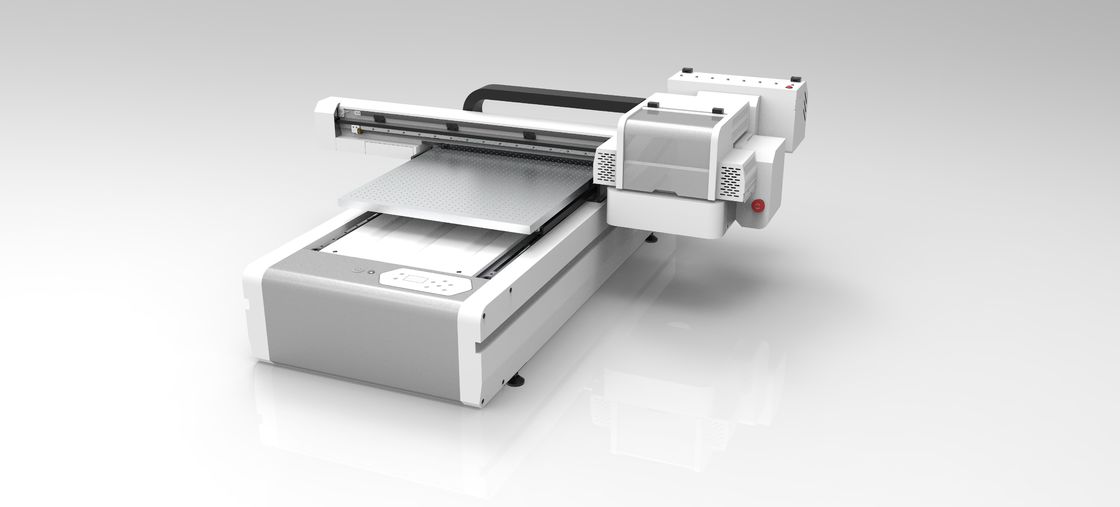 Japan Thk Guideway UV Inkjet Flatbed-Drucker mit THK Guide Rail und Positivdruck-Tintenversorgung