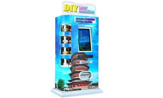 Smart and Colorful Video Support Münzbetriebene Verkaufsautomat mit 4G/WiFi-Verbindung